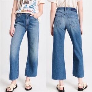 Mother wide leg dodger ankle heart throb jeans size 29